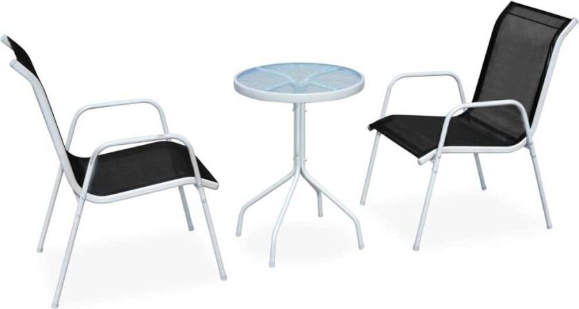 Bilde av Bistrosett  50x71 cm - sort