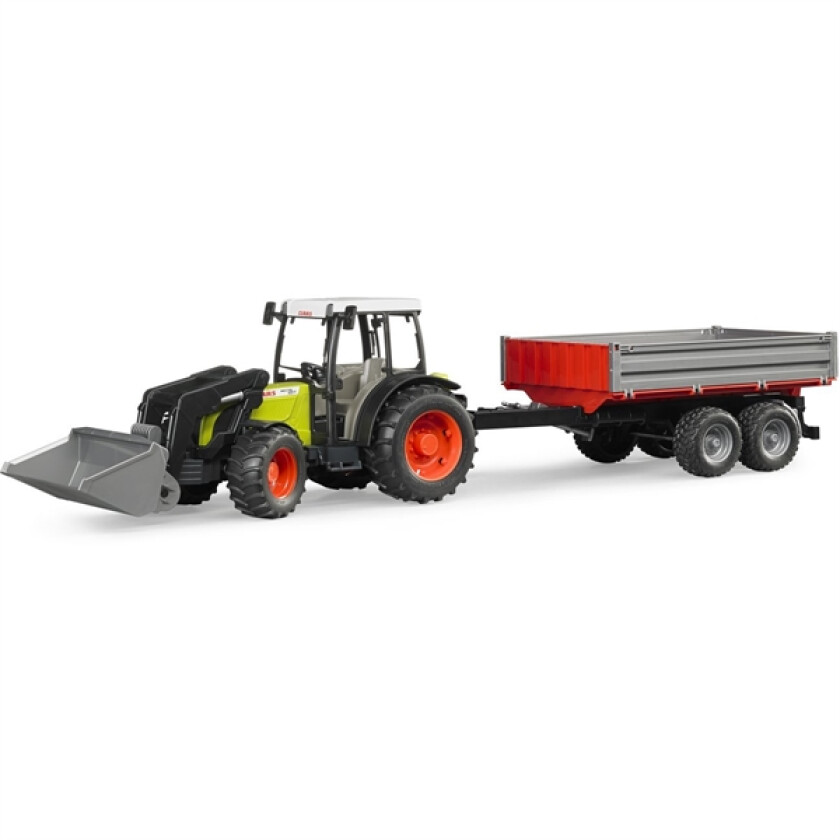 - Claas Nectis 267 F with frontloader and tipping trailer (02112)