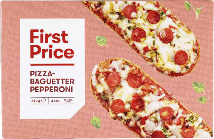 Pizzabaguette m/Pepperoni 2x125g
