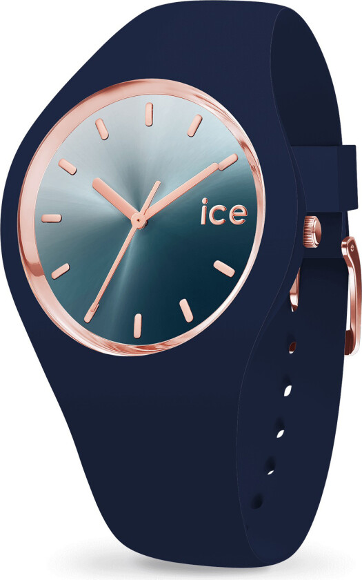 Ice Sunset Blue Medium 015750 - Kvarts - Blå - Dameklokker - Silikon - Mineral