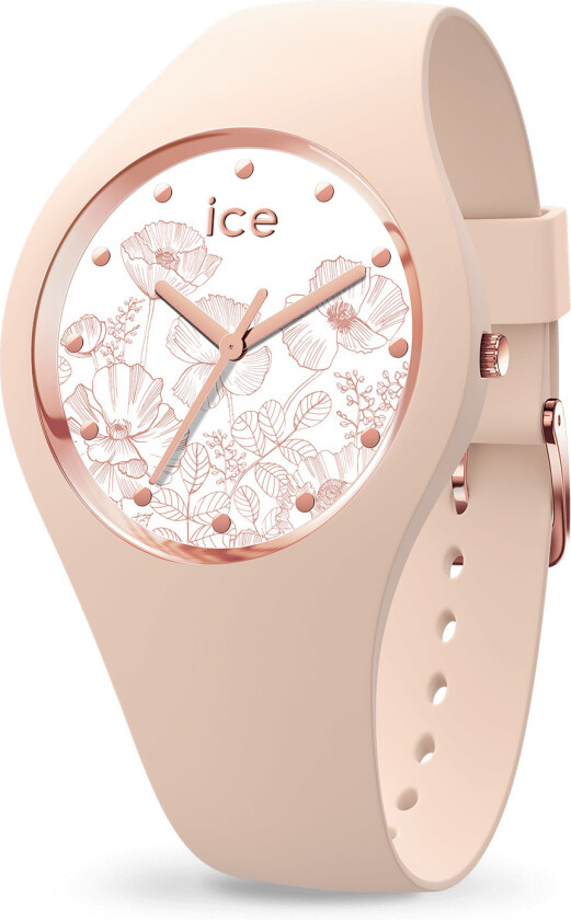 Ice Flower Spring Nude Small 016663 - Kvarts - Krem - Dameklokker - Silikon - Mineral