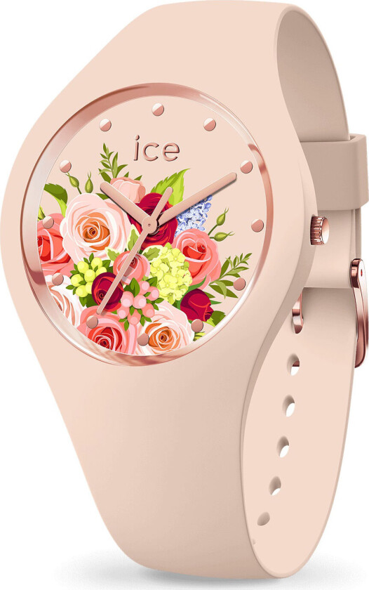 Ice Flower Pink Bouquet Medium 017583 - Kvarts - Rosa - Dameklokker - Silikon - Mineral