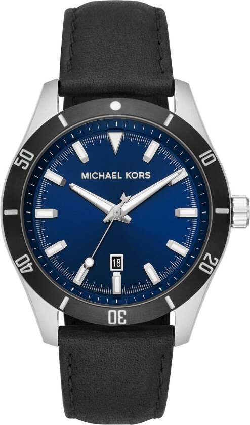 Layton MK8854 - Kvarts - Sølv - Herreklokker - Skinn - Mineral