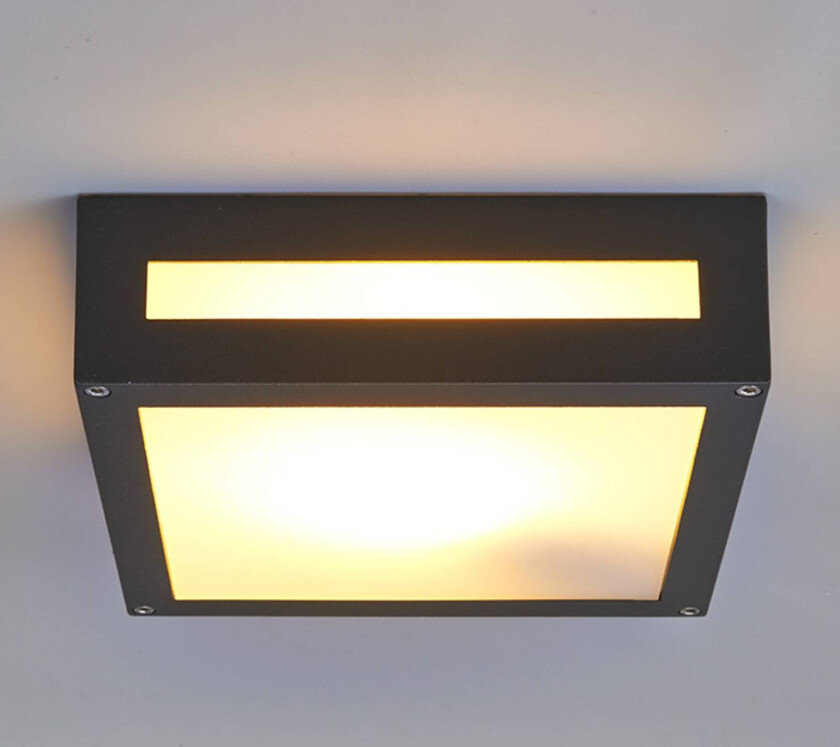 Kvadratisk utetaklampe Nerea