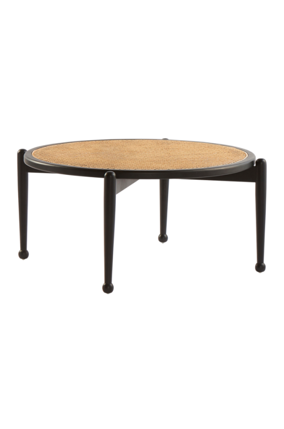 sofabord Ø 89 cm Svart