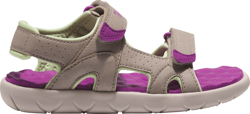Kids' Perkins Row 2-Strap Sandal 31, Pure Cashmere