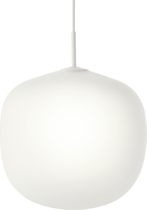 Rime Pendant 45 cm Opal / White