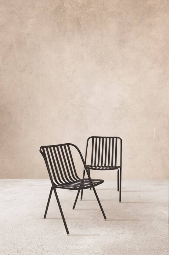 ROYAN utestol 2-pk Svart matt svart