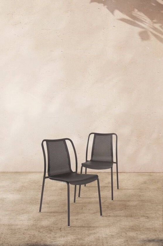 BIARRITZ utestol 2-pk Svart matt svart