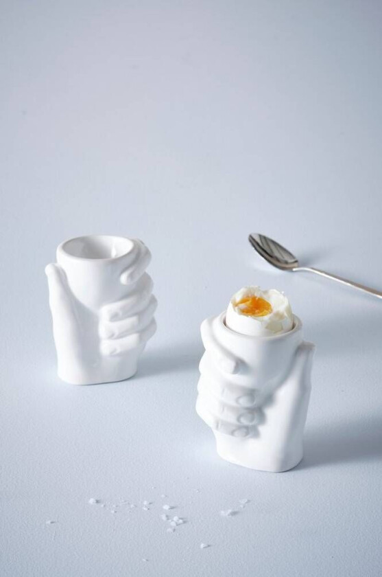 eggeglass 2-pk White mdf / metall