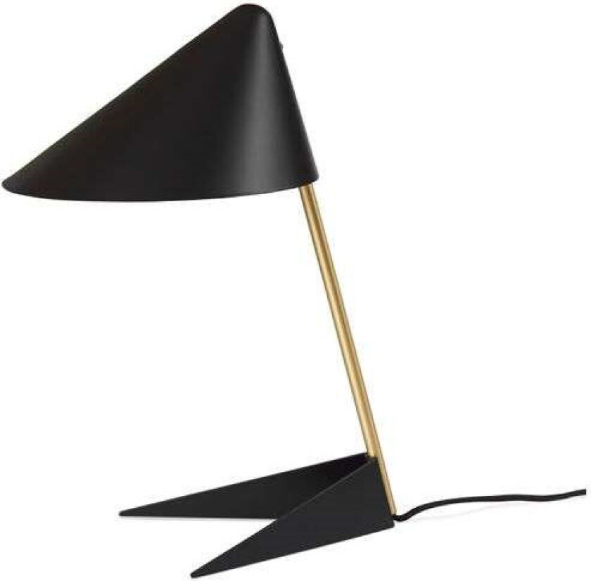 Ambience bordlampe Black noir-brass