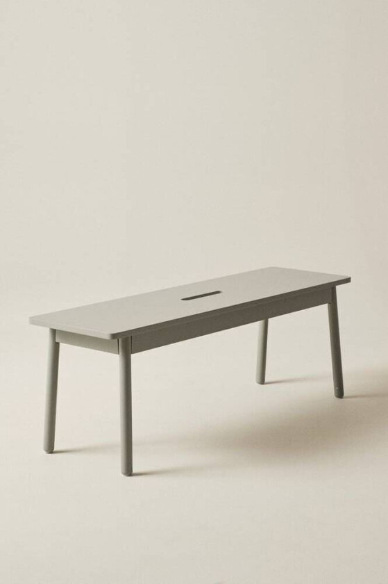 benk 120 cm Grågrønn