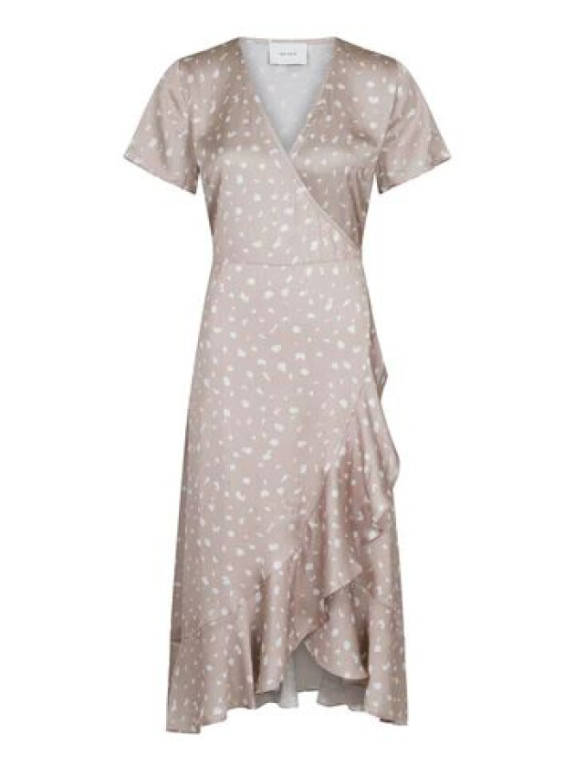 Magga Elegant Dot Dress - Sand 40