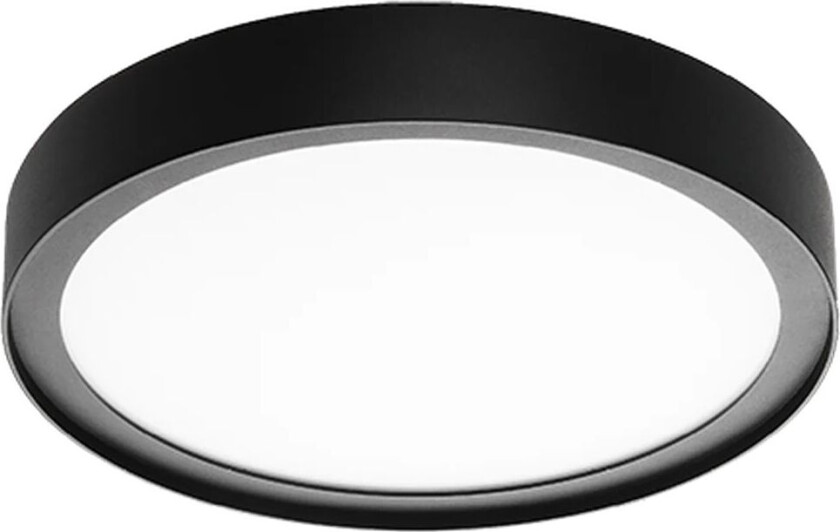 Disc 290 taklampe 17W 2700 Kelvin - Svart