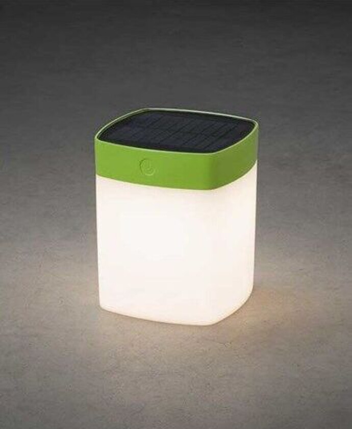 Assisi kvadrat solenergi LED 1W dimbare grønn. 7806-602