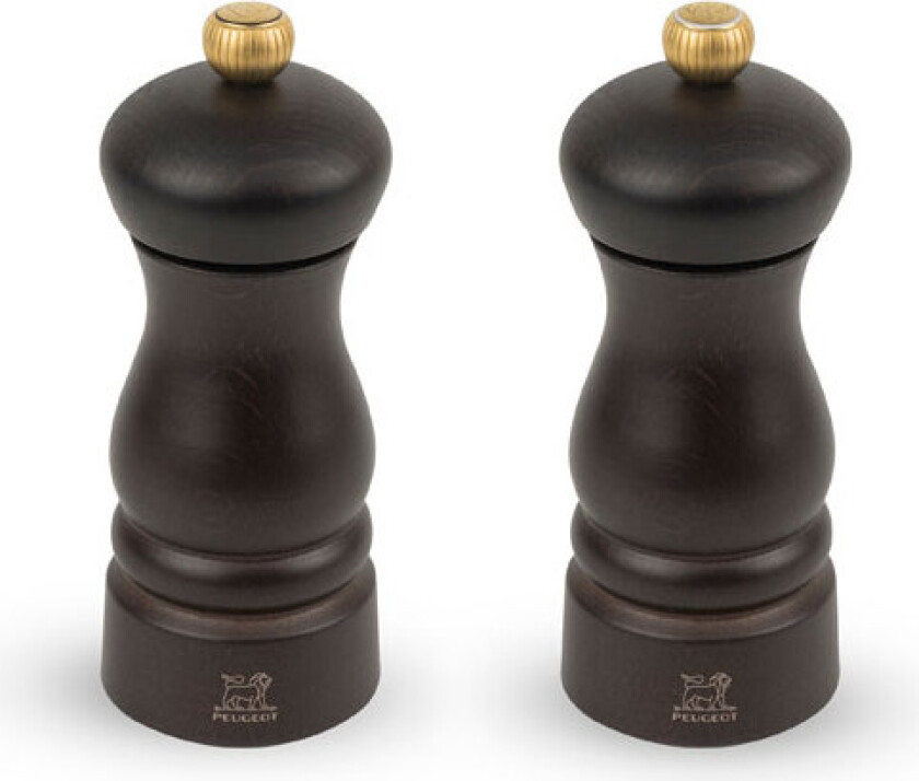Salt- Og Pepperkvern Clermont 13 Cm Sett Choko Bøk
