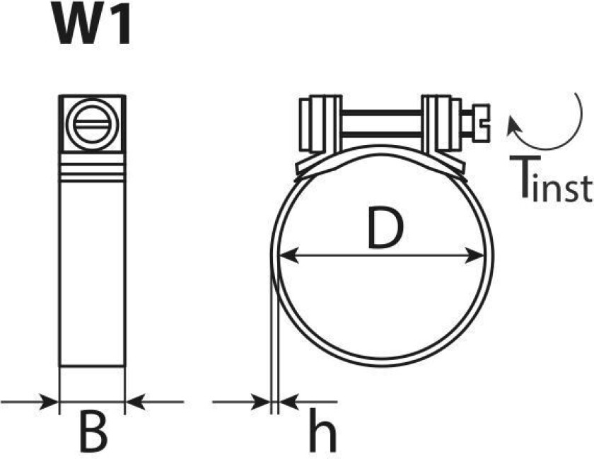 54013980 Slangeklemme