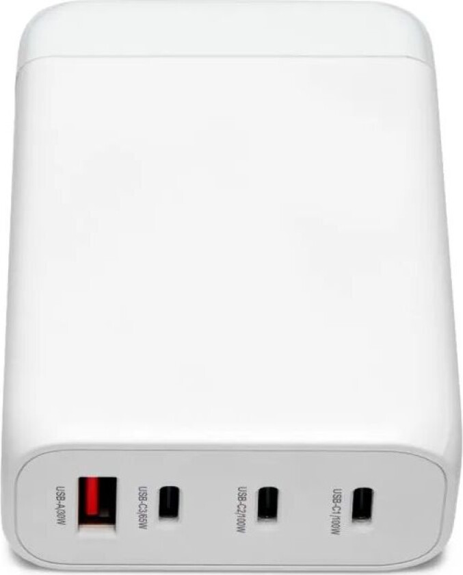 GaN Multilader PD 3.0 100 W Hvit