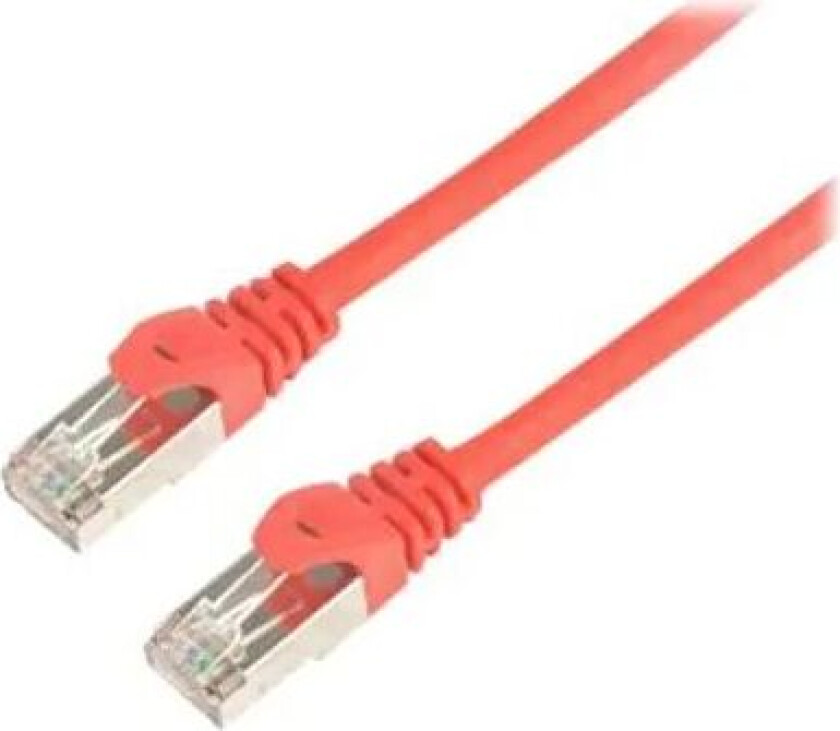 Nettverkskabel Lszh Rj-45 Rj-45 Cat 6 5m Rød