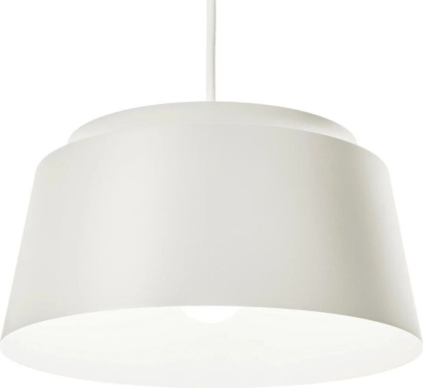 Groove taklampe liten Hvit