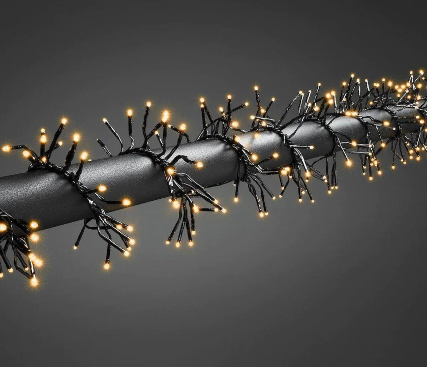 Juletrelys Cluster 1152 multifunksjon Led IP44 - Amber