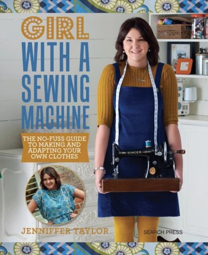 Girl with a Sewing Machine av Jenniffer Taylor