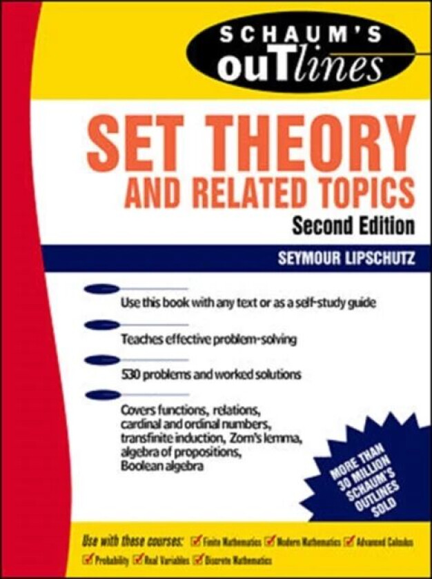 Schaum's Outline of Set Theory and Related Topics av Seymour Lipschutz