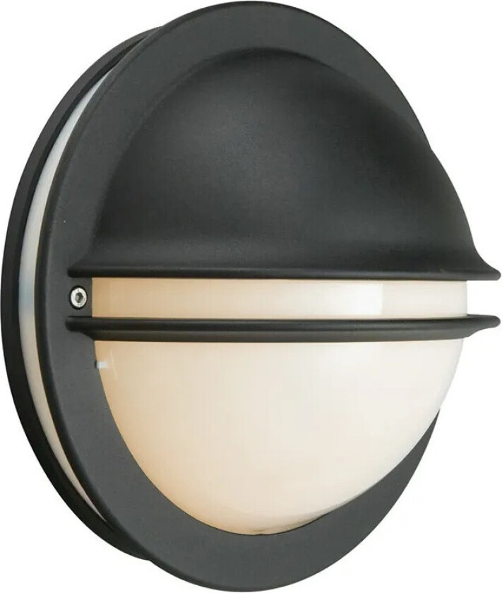 Berlin 611 E27 - Sort / Opal glass