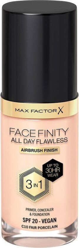 Facefinity All Day Flawless 3-In-1 Foundation #C10 Fai