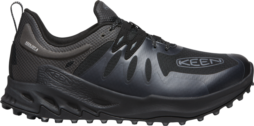 Keen Men's Zionic Waterproof Shoe 42, Black-Steel Grey