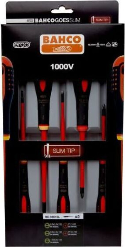 BE-9881SL Skrutrekkersett