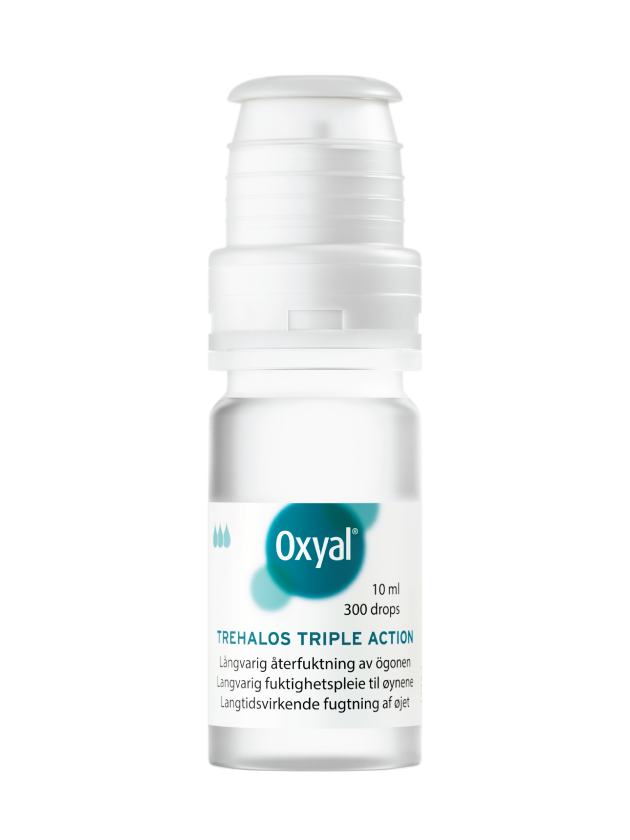 Oxyal Trehalos Triple Action Øyedråper 10 Ml