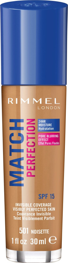Match Perfection Foundation 501 Noisette