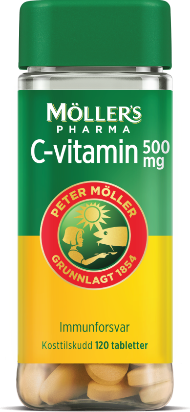 500 mg C-vitamin tabletter, 120 stk.