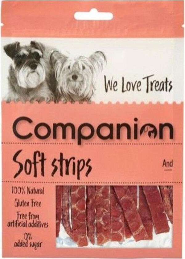 Soft strips Duck Godbiter til hund 80 g