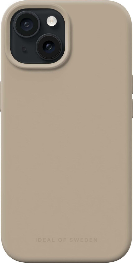 iDeal of Sweden iPhone 15 Silicone Case  Beige