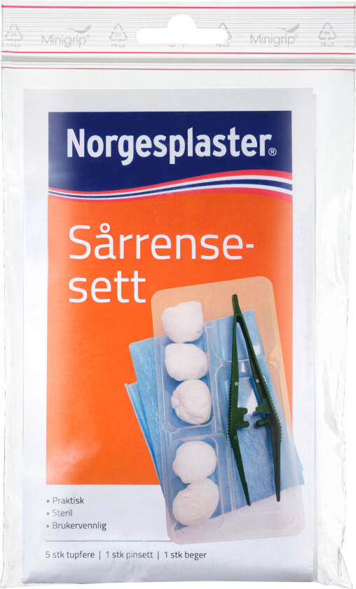 Sårrensesett, 1 stk