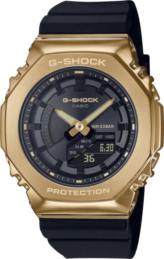 G-Shock Limited GM-S2100GB-1AER - Anadigi - Gull - Dameklokker - Resin - Mineral