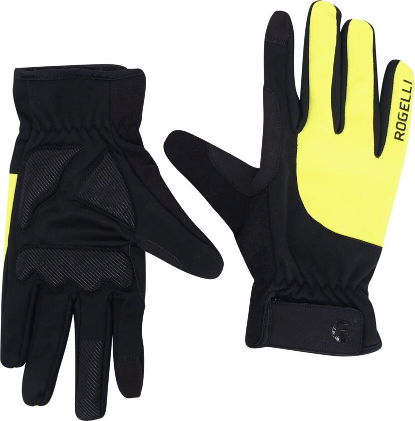 Core II Winter Windproof gloves 23/24, sykkelhansker, unisex Fluor Geel