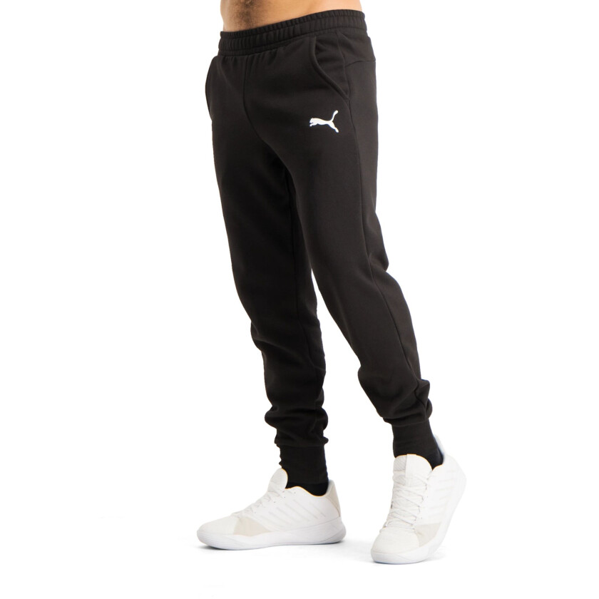 Ess Logo Pants Fl Cl Black-Cat