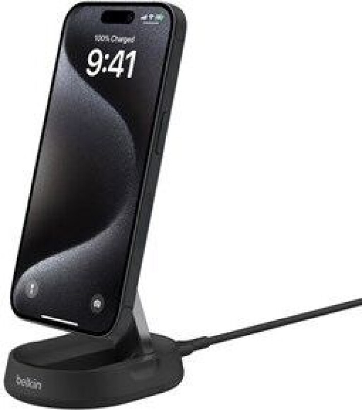 - Qi2 15W Wireless Charging Folding Magnetic Stand, Black