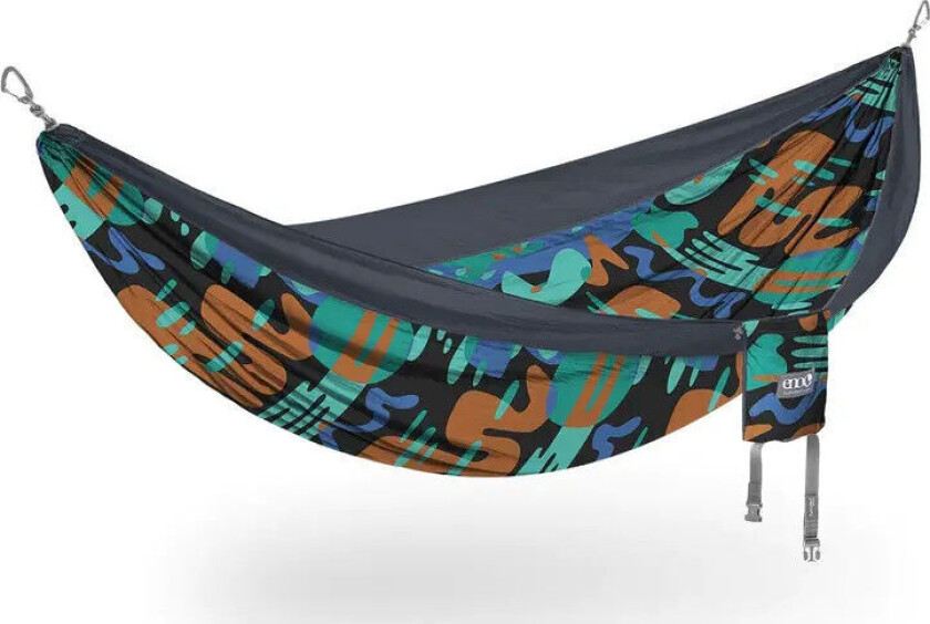 Doublenest Print Bluesign OneSize, Lagoon / Charcoal