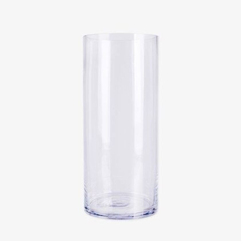 Vase sylinder H 35 Ø 15 cm glass