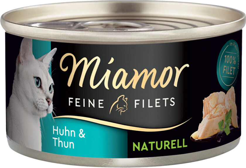 Økonomipakke Miamor Fine Filéter Naturelle 24 x 80 g - Kylling & tunfisk