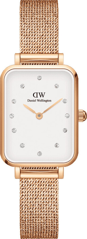 Quadro Melrose Lumine 20mm DW00100527 - Kvarts - Rosegull - Dameklokker - Meshlenke - Mineral