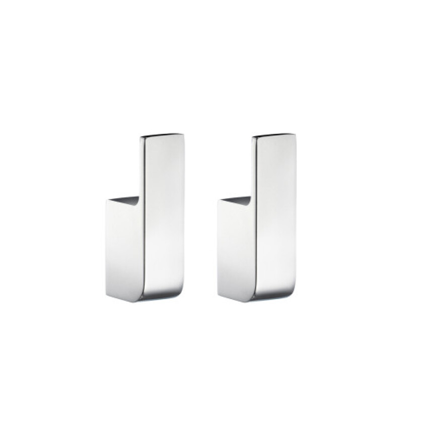 Dry håndkleknagg, 2 stk., krom