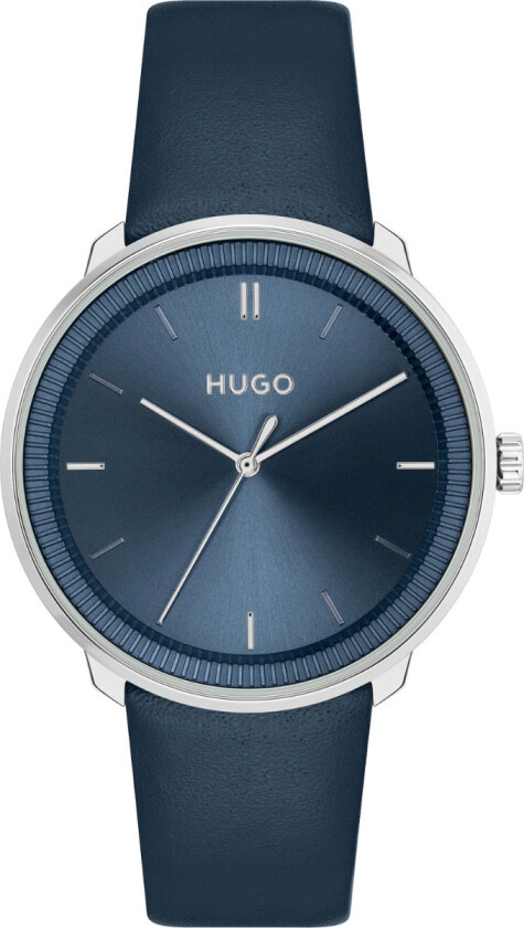 #Fluid Casual 1520025 - Kvarts - Sølv - Herreklokker - Skinn - Mineral