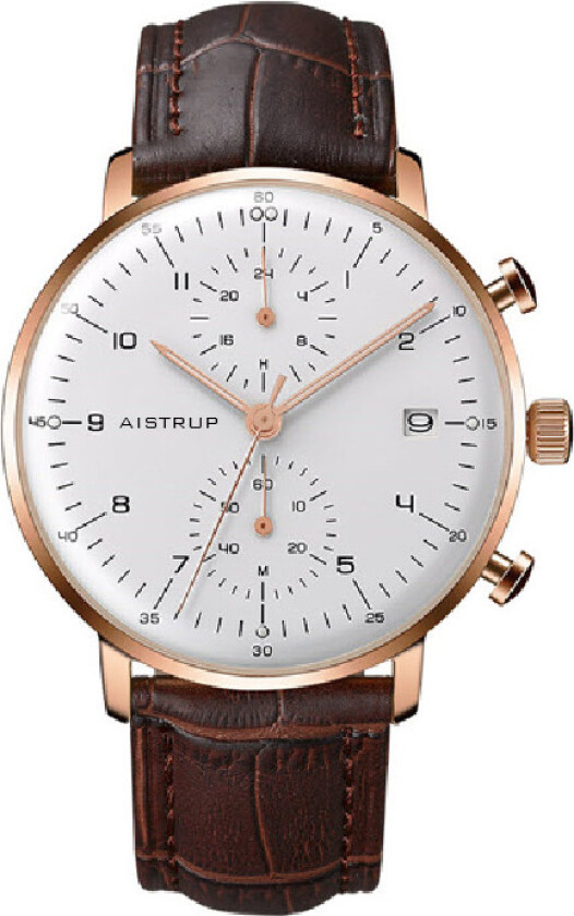 Classic Infinity Chronograph AIW8602 - Kvarts - Rosegull - Herreklokker - Skinn - Mineral