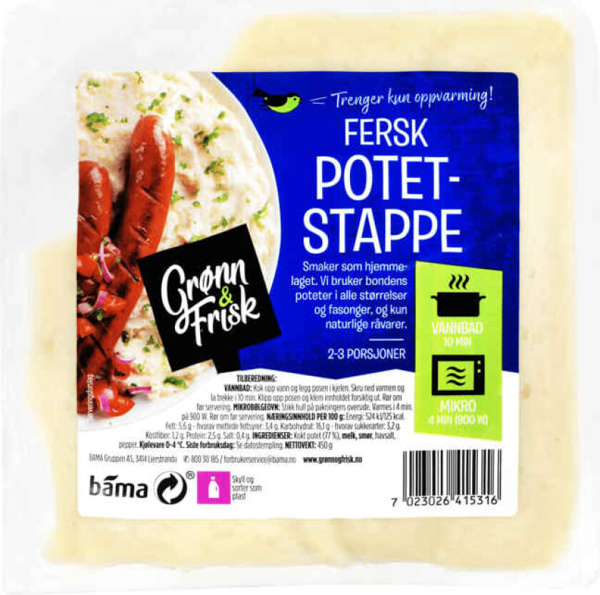 Potetstappe 450g