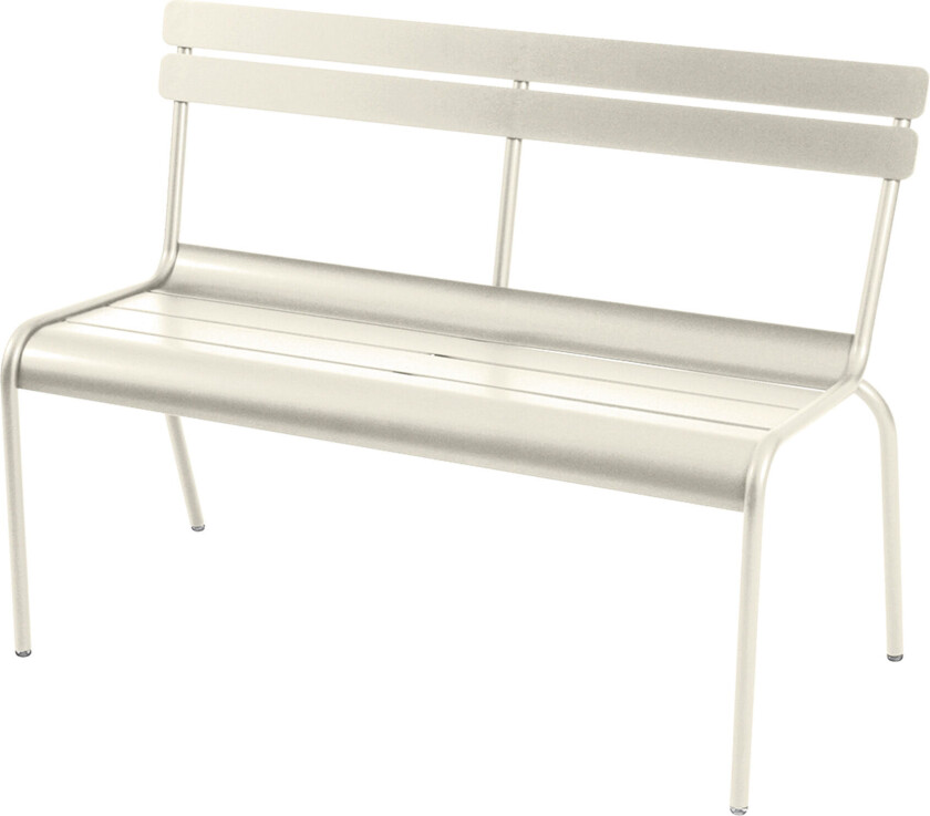 Luxembourg Bench with Backrest Clay Grey A5